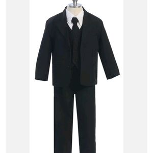 Toddler Suits Boys Black Kids Formal Party Suit Size 5T
